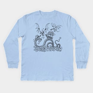 Sea dragon Kids Long Sleeve T-Shirt